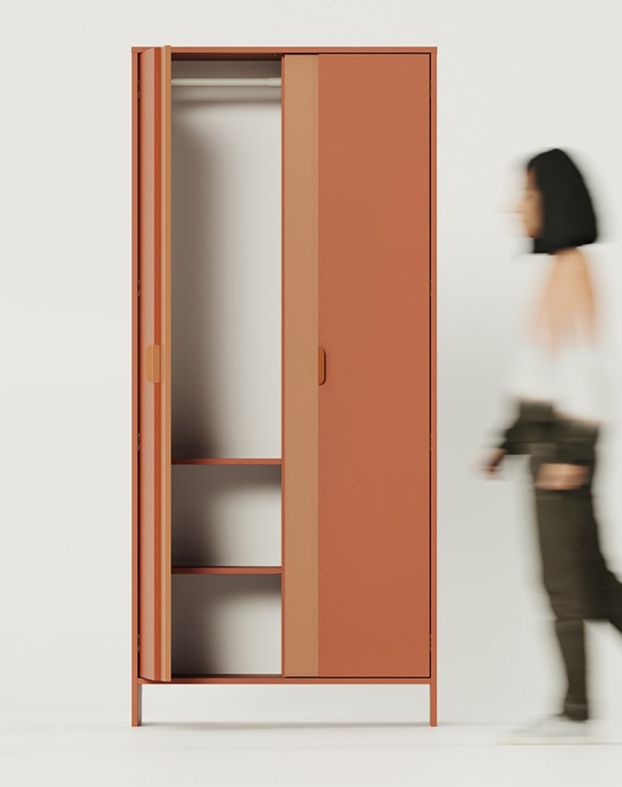 Hlboká šatníková skriňa LAYERS s tyčou LAY68