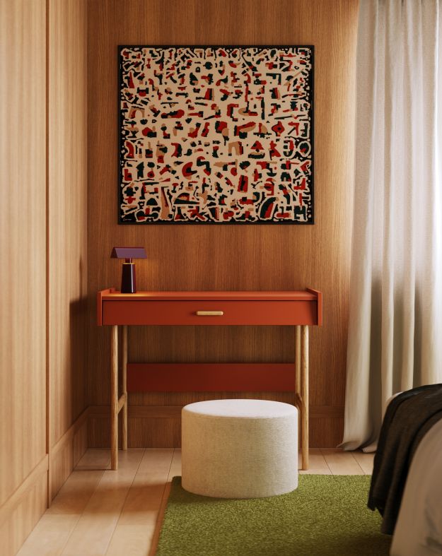 Biurko SKRA SKR88
Kolor: Ognista Terakota
Uchwyt: Cygaro Dębowe
Nogi: Dąb Olejowany
                            