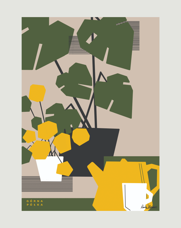 Plakat Kseniia Mishchenko "Tea o'clock" A4
