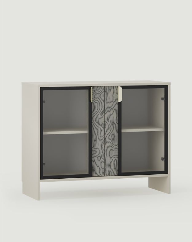 Witryna niska LAYERS LAY51
Kolor: Droga Mleczna
Kolor drugiej warstwy frontu: Sottsass Szary Fornir
Uchwyt: Uchwyt LAYERS 110 Droga Mleczna
Rodzaj szkła: Szkło ornamentowe mons