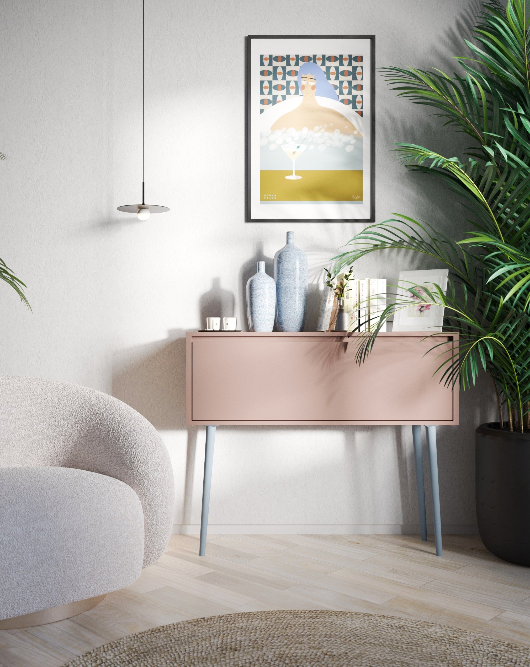Konzola FENRIS KF1
Farba: Antique Rose
Noha: Válec z bukového jaseňa