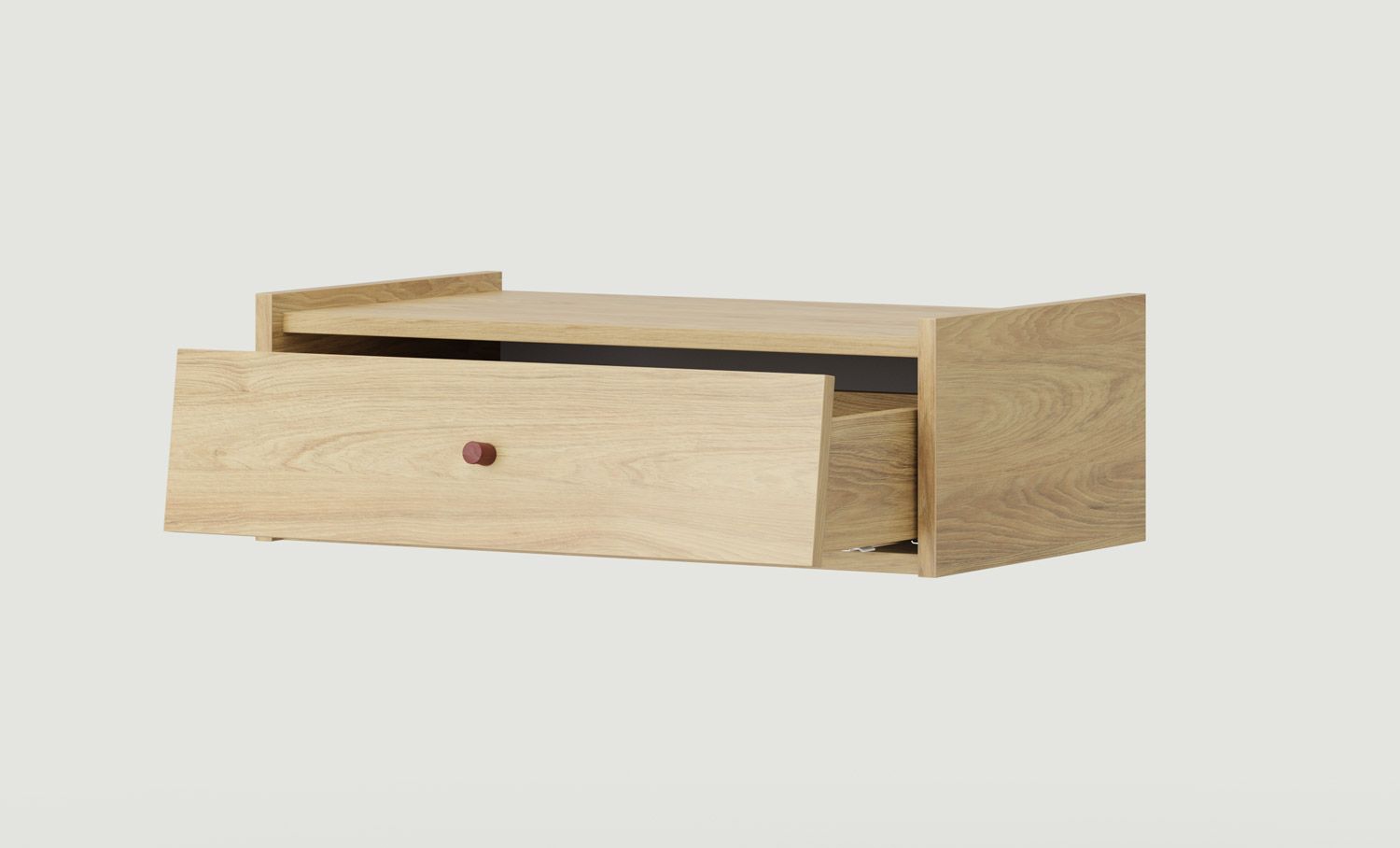 SKRA SKR93 Závesná konzola
Farba: Natural Hickory
Rukoväť: bordový gombík