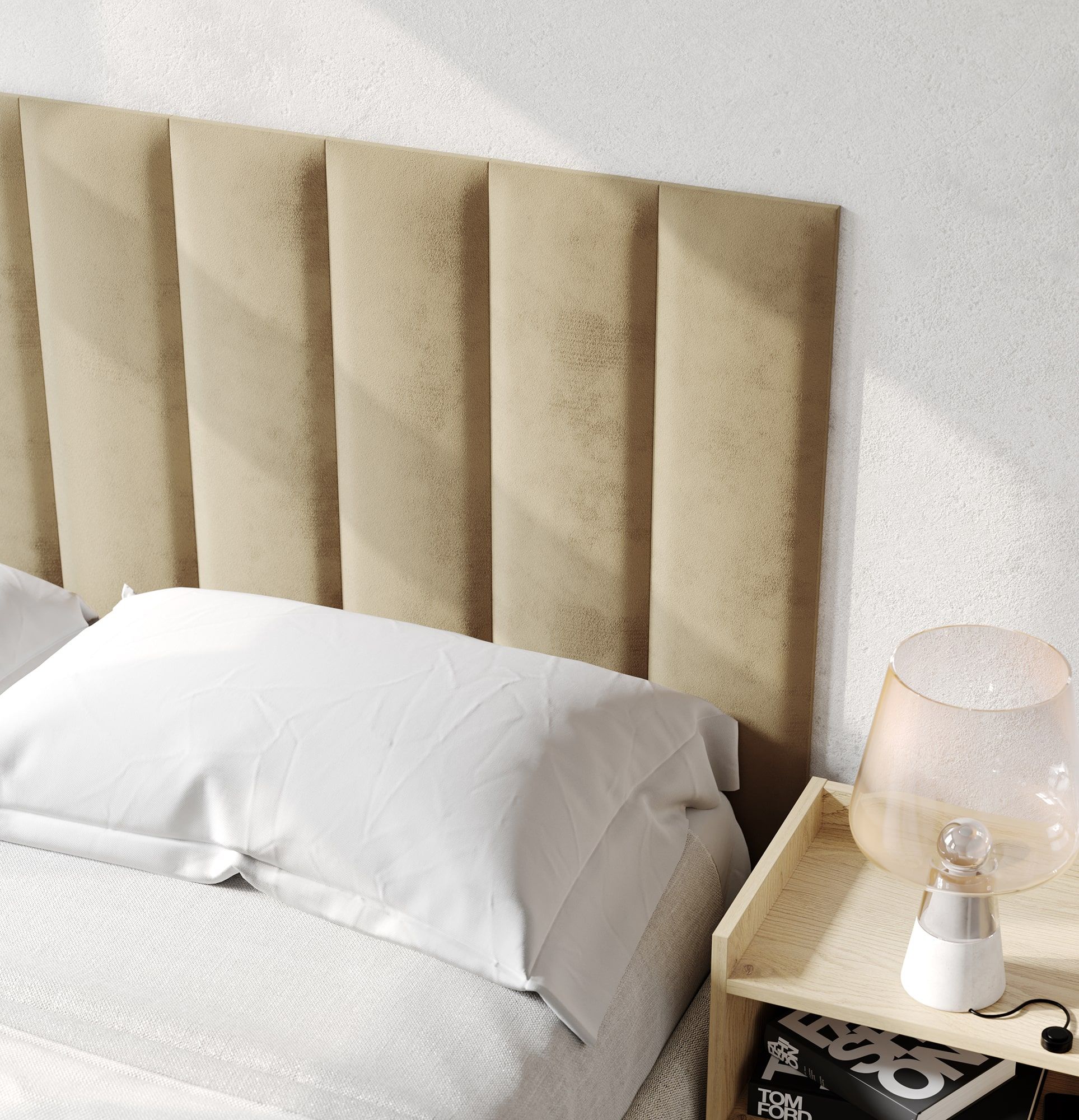 Čalúnený stenový panel PS20
Farba materiálu čalúnenia: Velvet 03
