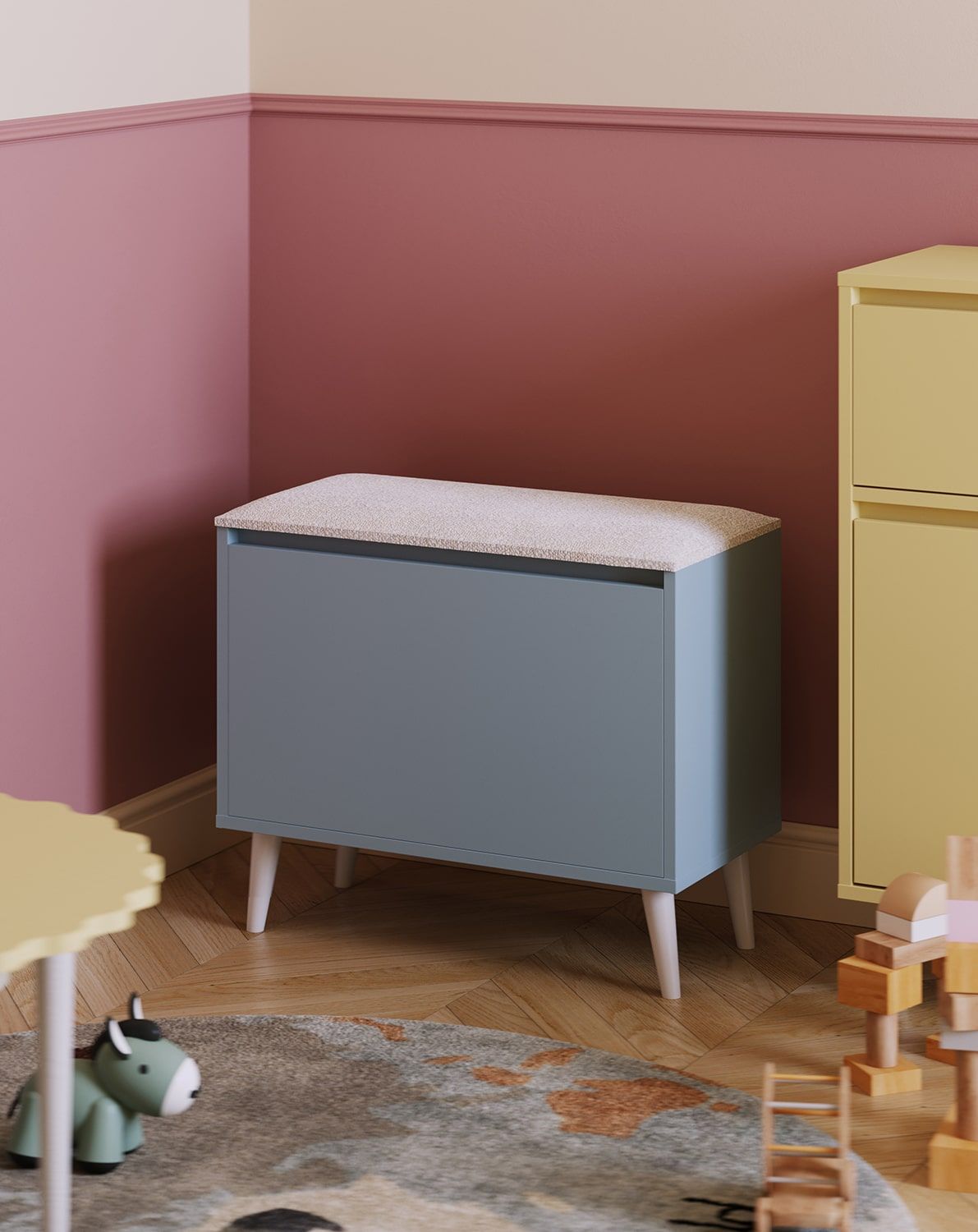 FENRIS KIDS box na hračky so sedadlom