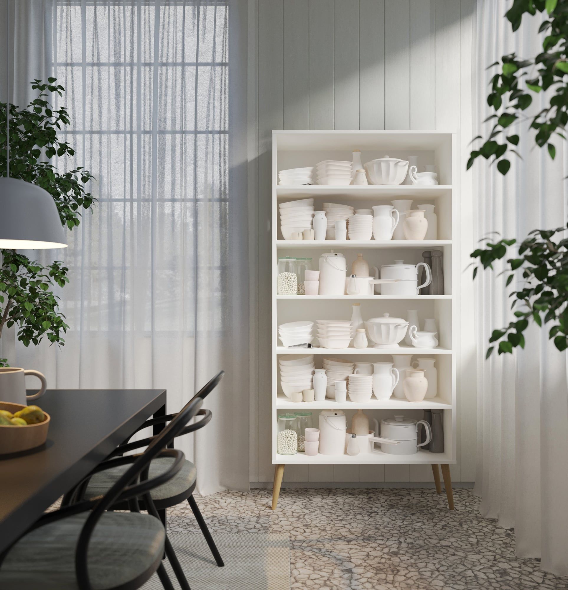 Podstavec FENRIS FS3
Farba: porcelánovo biela
Noha: Dubový valček naolejovaný