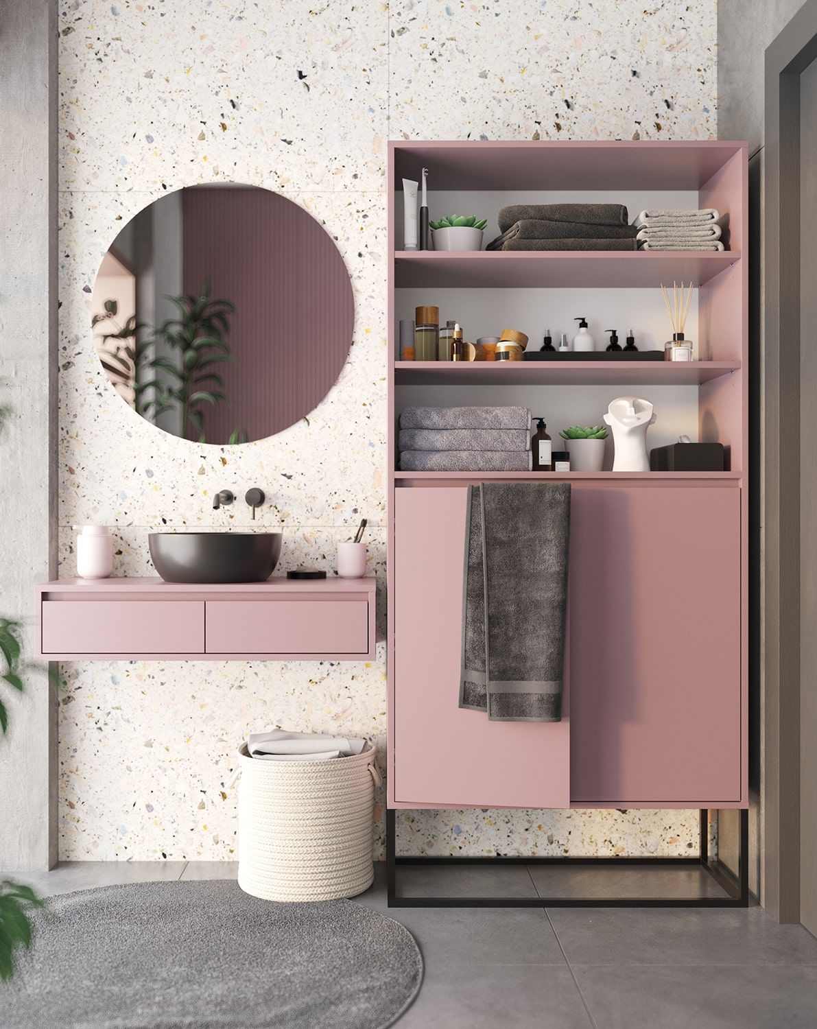 Podstavec ODIS OS1
Farba: Antique Rose
Farba nôh: ODIS Steel Black
