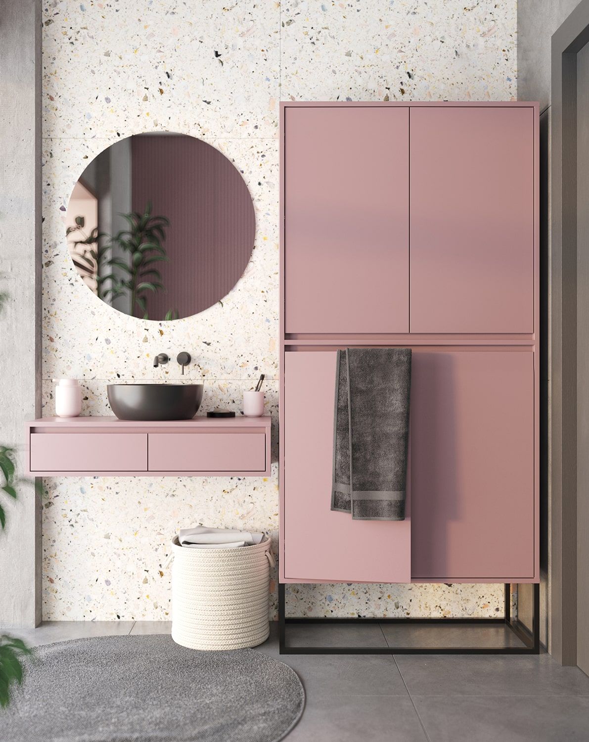 Podstavec ODIS OS2
Farba: Antique Rose
Farba nôh: ODIS Steel Black