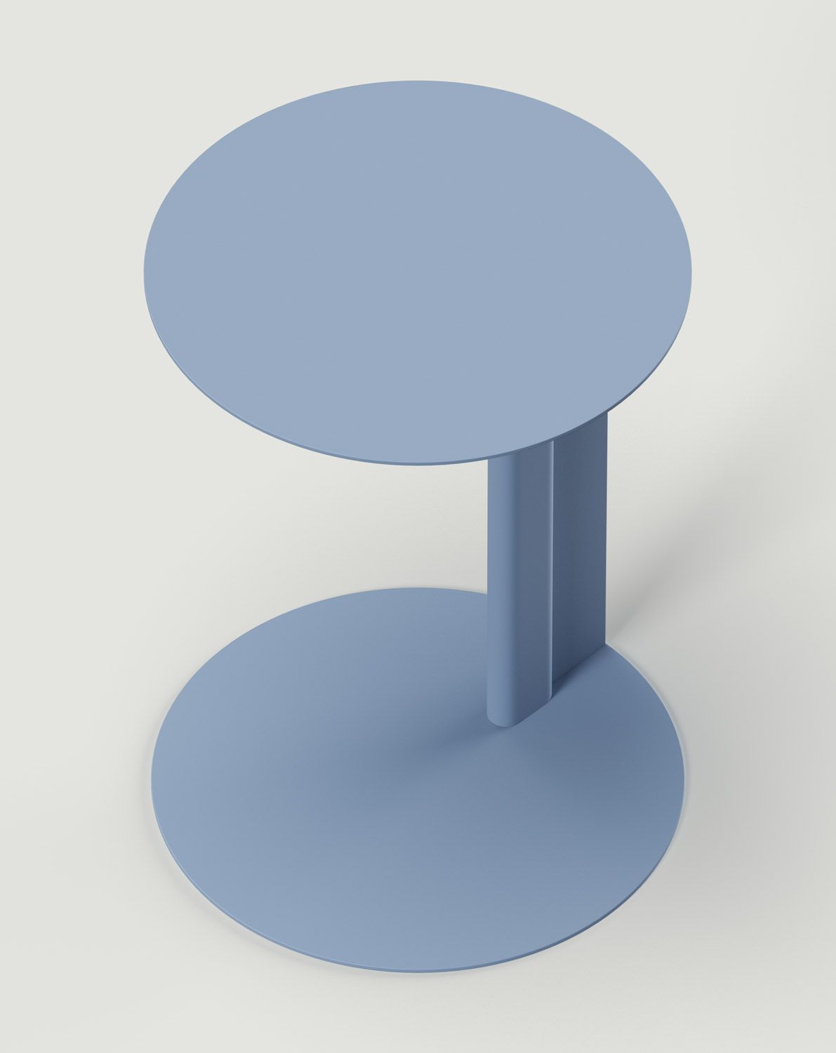 Oceľový pomocný stôl RONDO Dove blue
                            