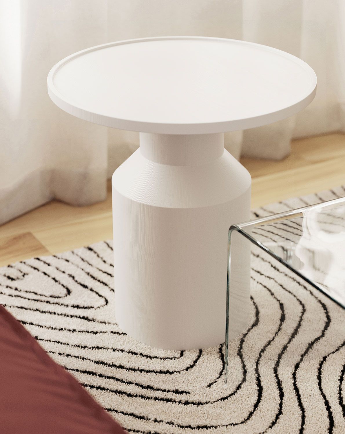 Drevený konferenčný stolík FLAT SK2 White