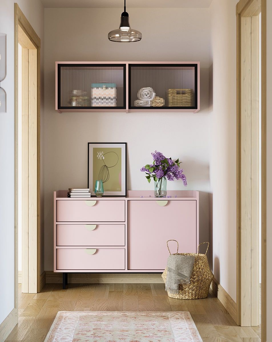 Presklená rozširujúca skrinka SIGI RPWS2
Farba: Antique Rose
Sklo: Rýhované ornamentálne sklo