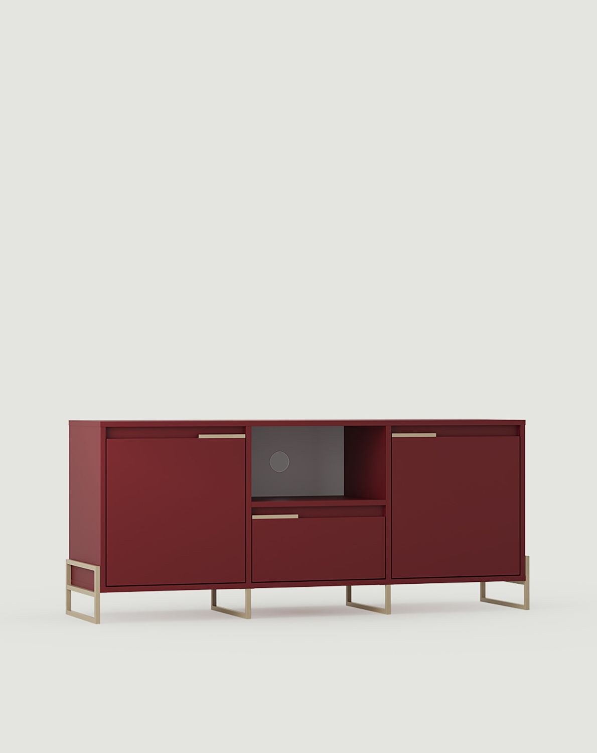 INEA RTV kabinet ITV3
Farba: Marseille Burgundy
Farba nôh a úchytiek: Oceľ Inea Cappuccino