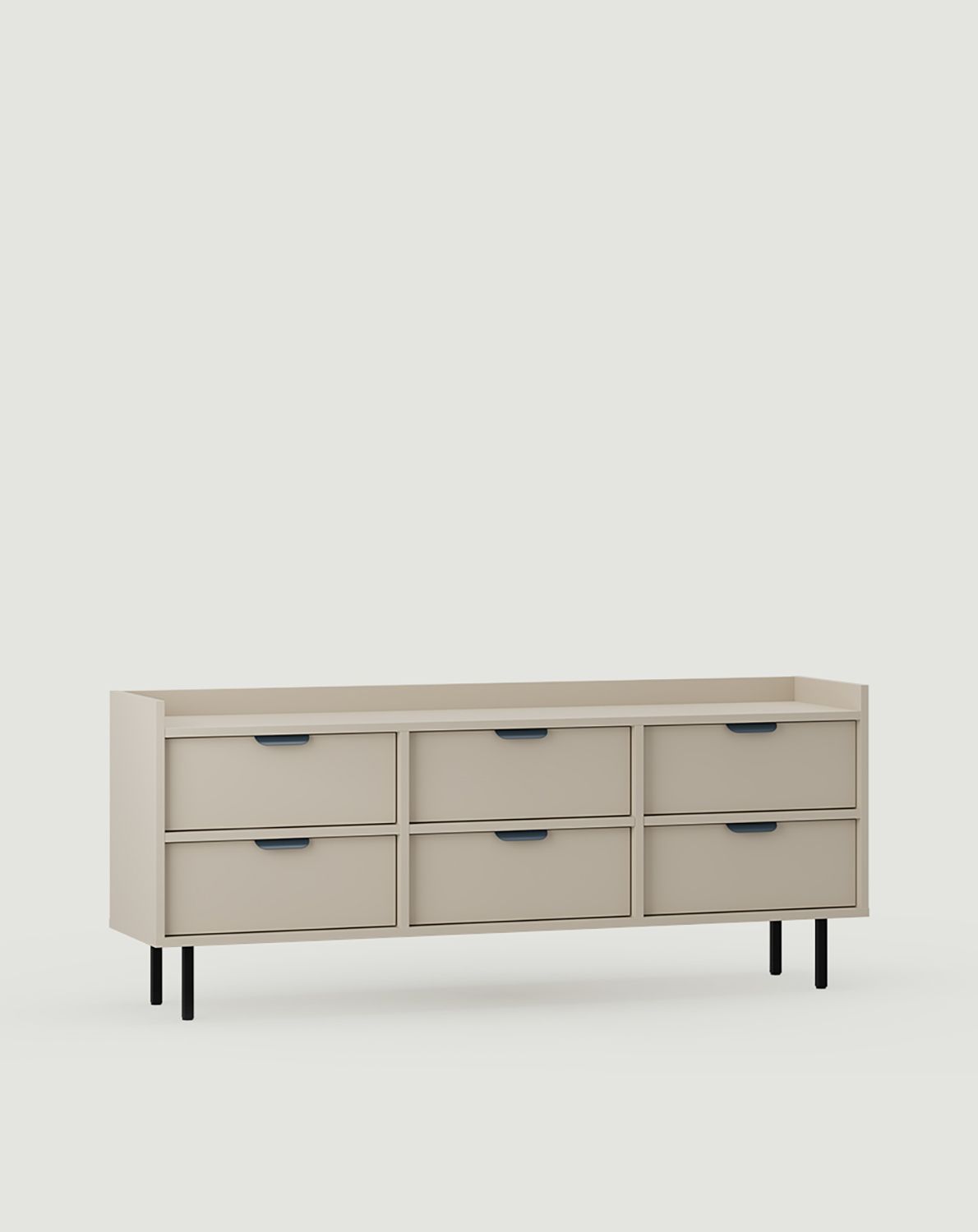 RTV skriňa SIGI STV6S
Farba: Champagne Beige
Noha: čierna
Rukoväť: LAYERS 110 Night Sailing edge handle