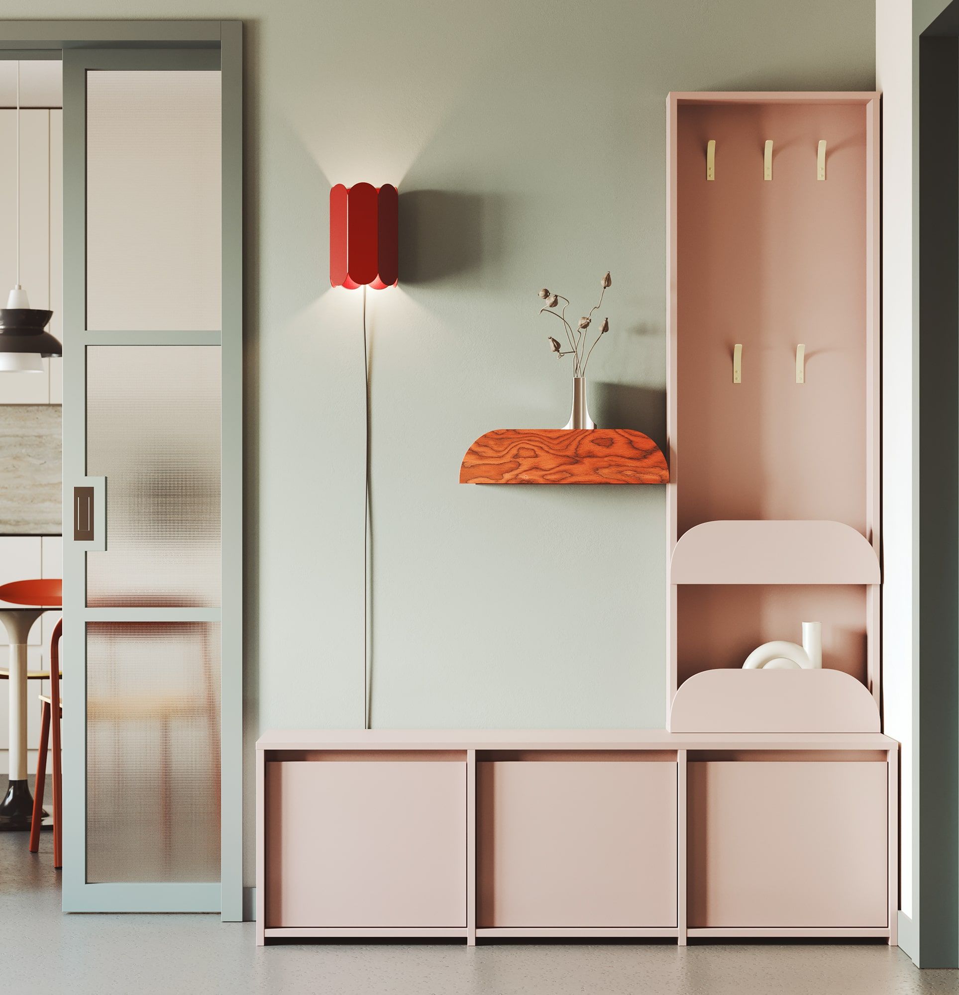 Sada skrinky na topánky RA03 s vešiakom RA16 RAGNAR
Farba: Antique Rose
Háčiky: Oceľový oblúk Milky Way
Doplnkové prvky: Horizontálne koncovky Antique Rose